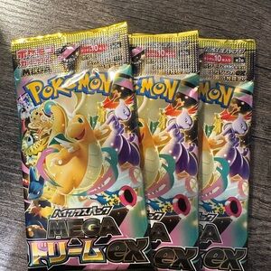 Pokemon Mega Dream EX Japanese Booster Packs Factory Sealed